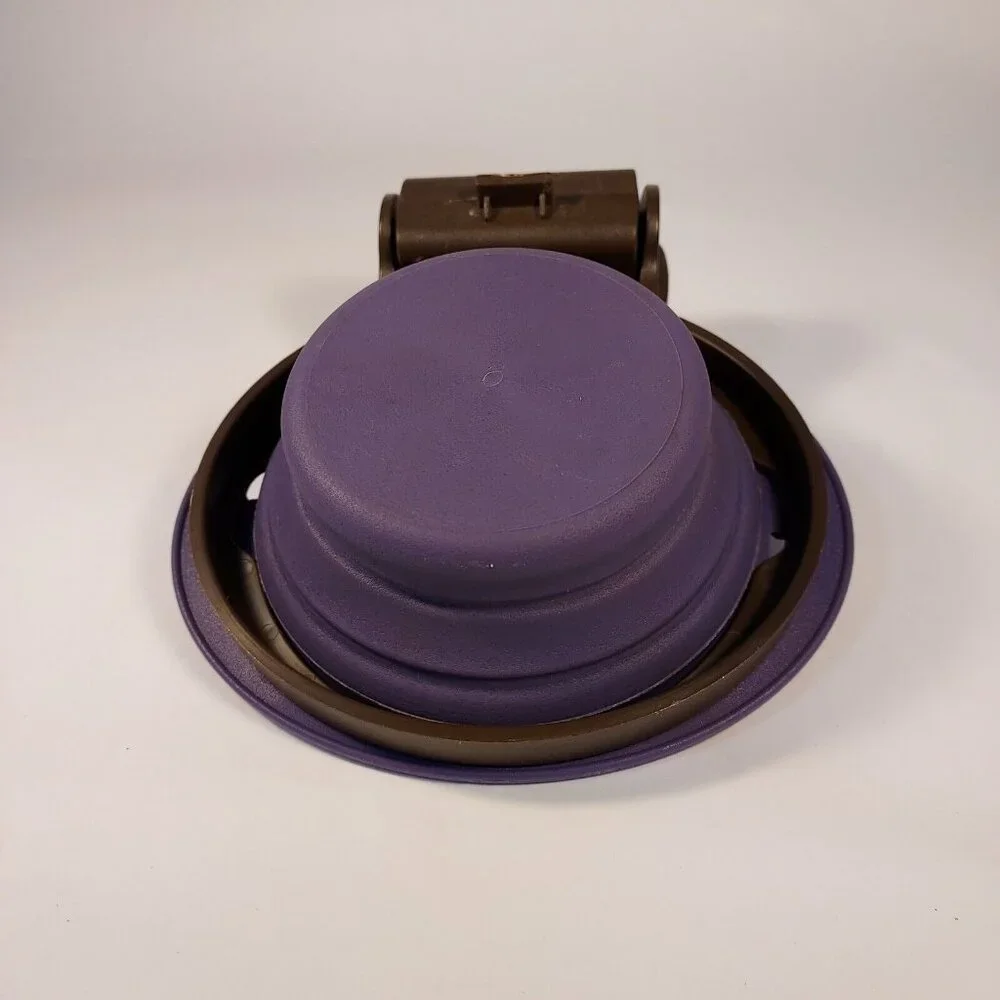Pet Travel Bowls Collapsible Set Of 2 Small Create Purple Petcore
